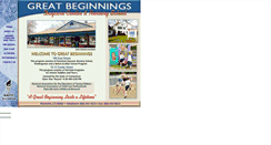Desktop Screenshot of greatbeginningsdaycarecenter.com