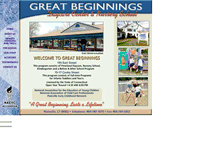 Tablet Screenshot of greatbeginningsdaycarecenter.com